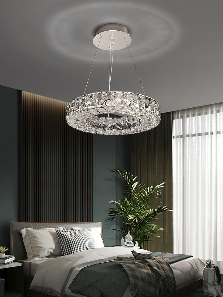 Luxerian lampadario Cristalli Anelli Spiridon Luxe