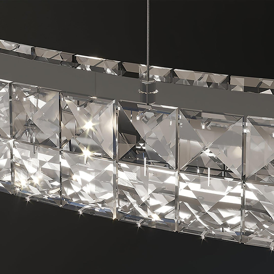 Luxerian lampadario Cristalli Anelli Spiridon Luxe