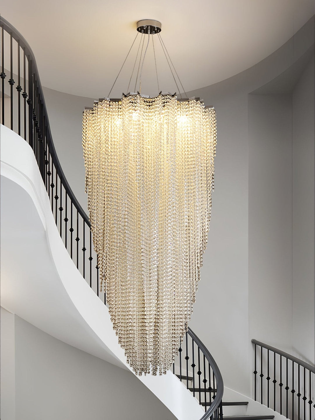 Zashayra lampadario Colonna Cristallo