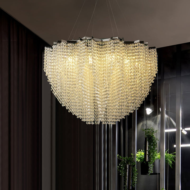 Zashayra lampadario Colonna Cristallo