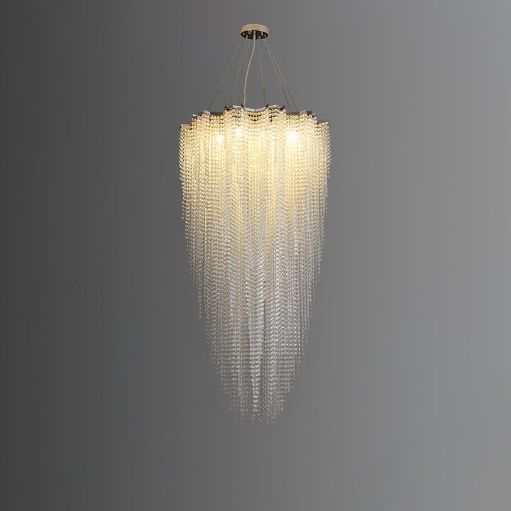 Zashayra lampadario Colonna Cristallo