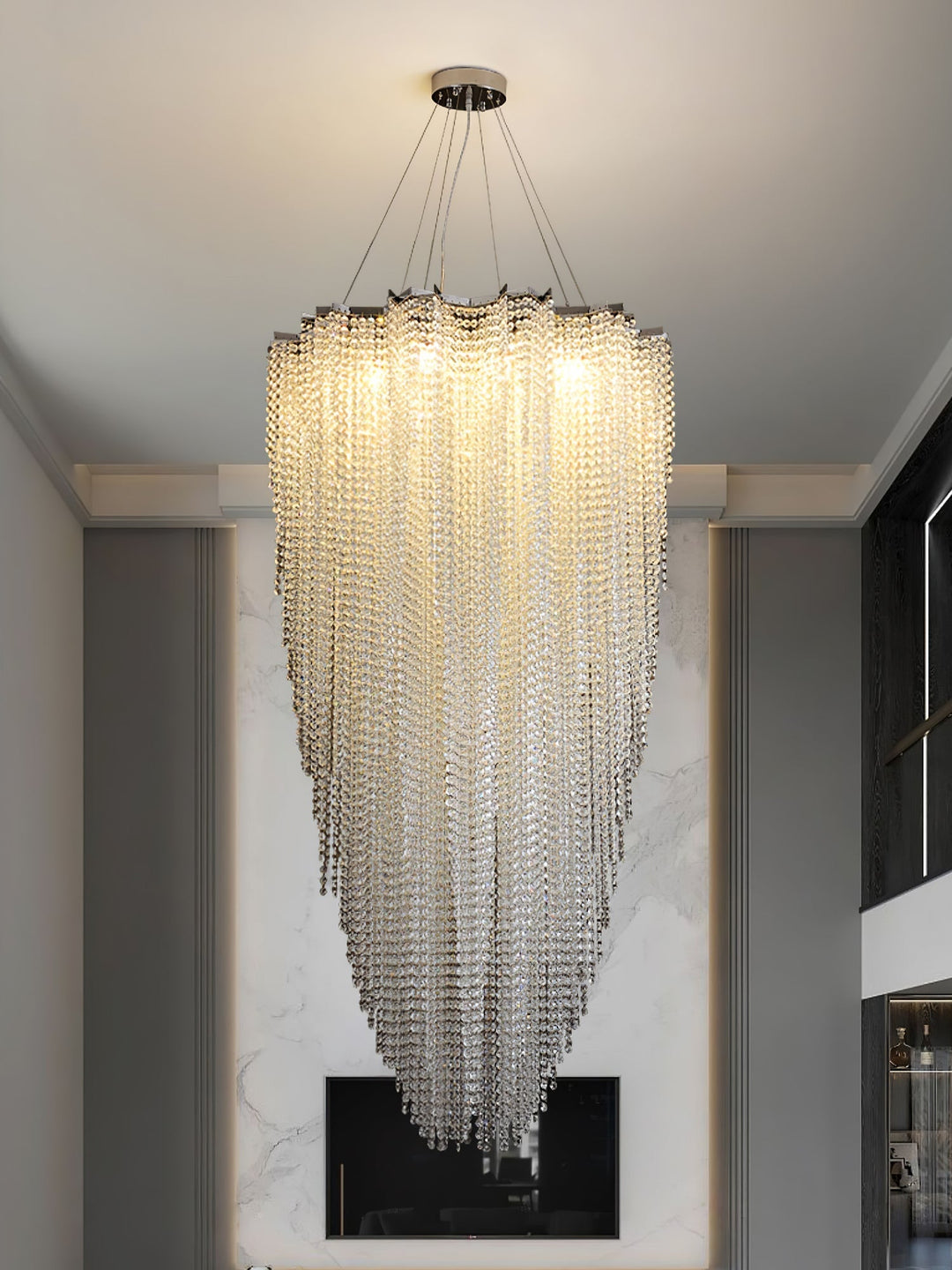 Zashayra lampadario Colonna Cristallo