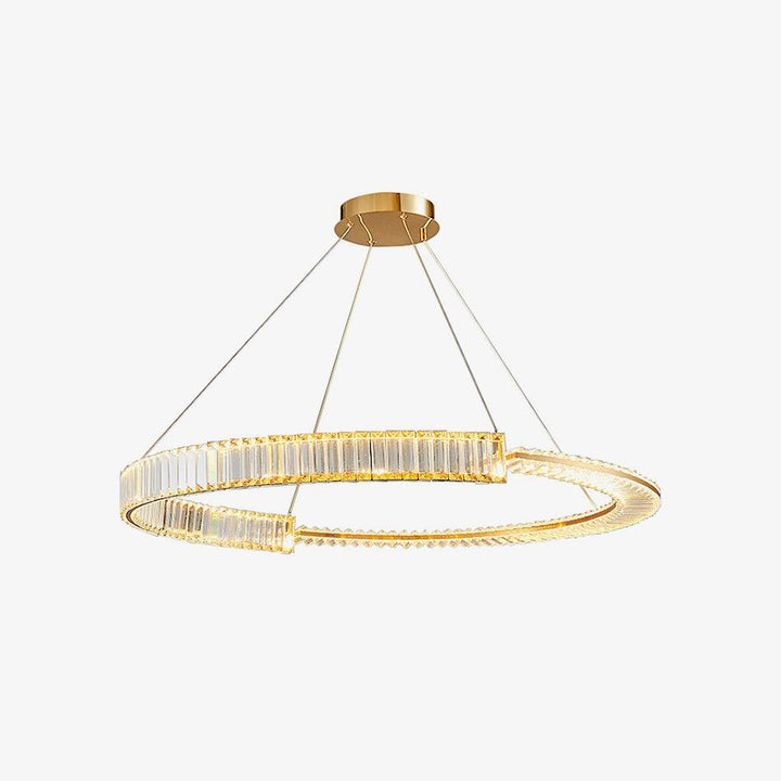Cyrerira lampadario Stella LED Cristallo Anello