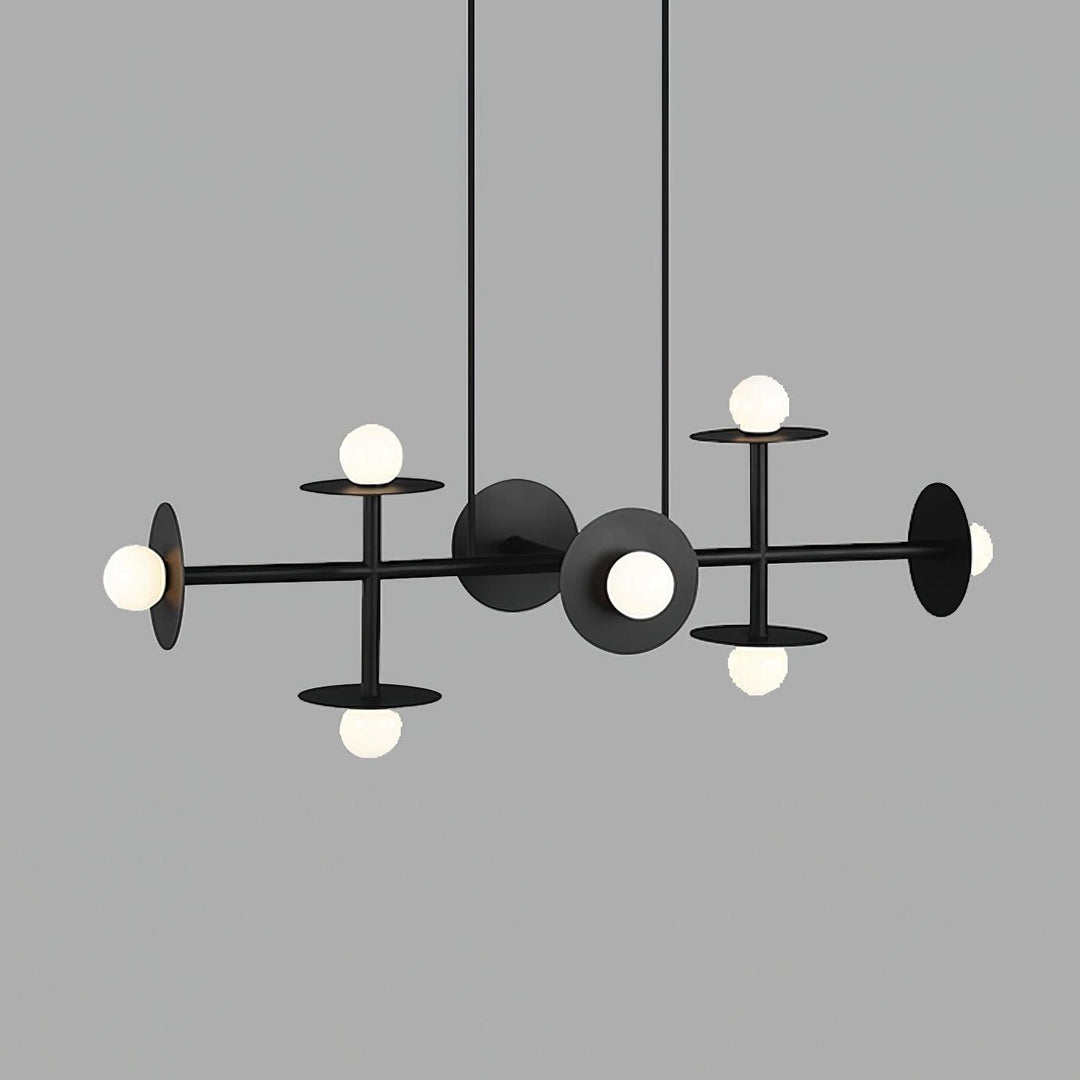 Celiissa Strada lampadario ottone vetro Geometrico