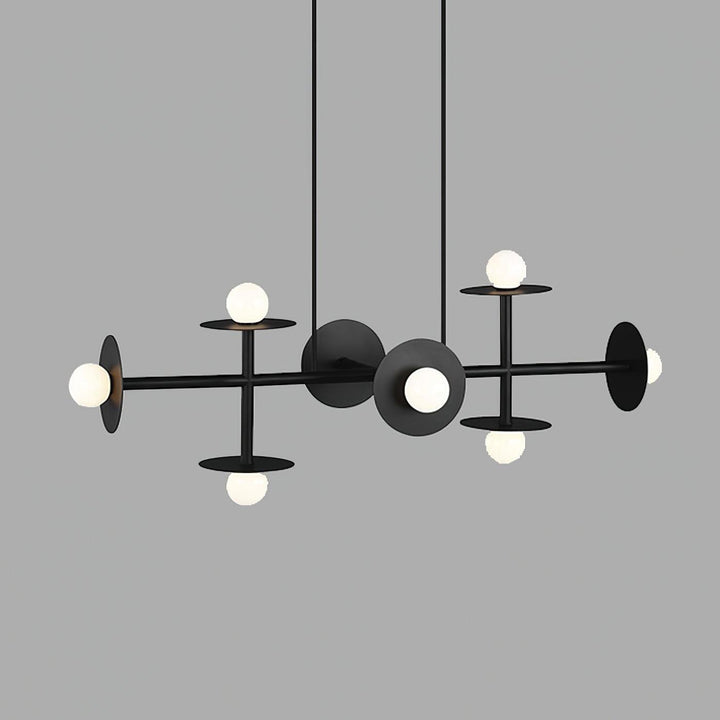 Celiissa Strada lampadario ottone vetro Geometrico