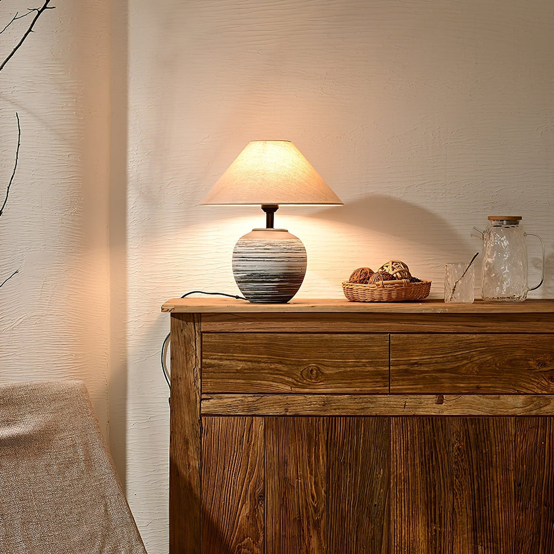 Striato Gradient lampada da tavolo in Ceramica