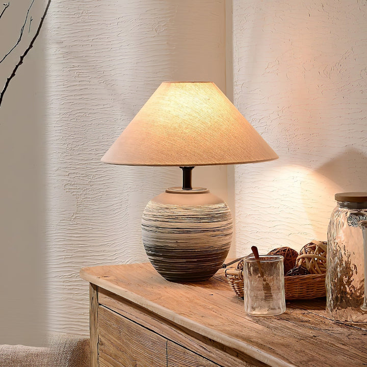 Striato Gradient lampada da tavolo in Ceramica