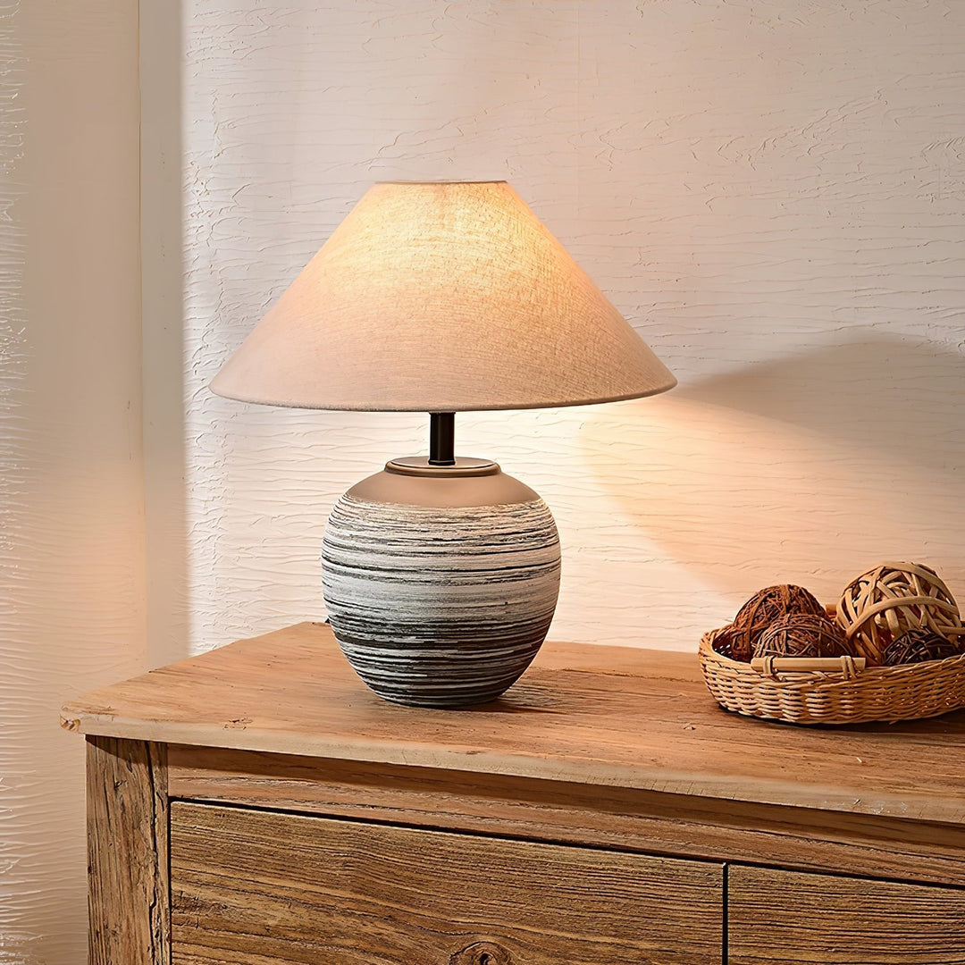 Striato Gradient lampada da tavolo in Ceramica
