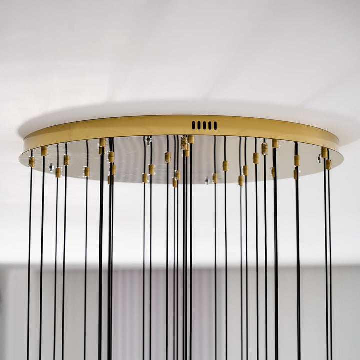 Sultana lampadario alabastro grappolo Orb Cascade a globo