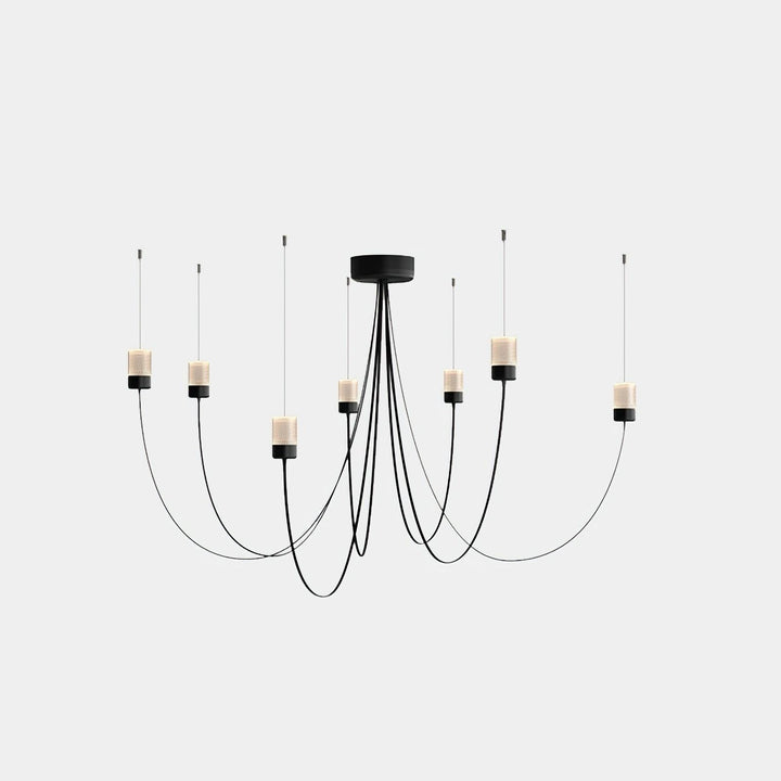 Veluaria lampadario Swaying Elegance vetro