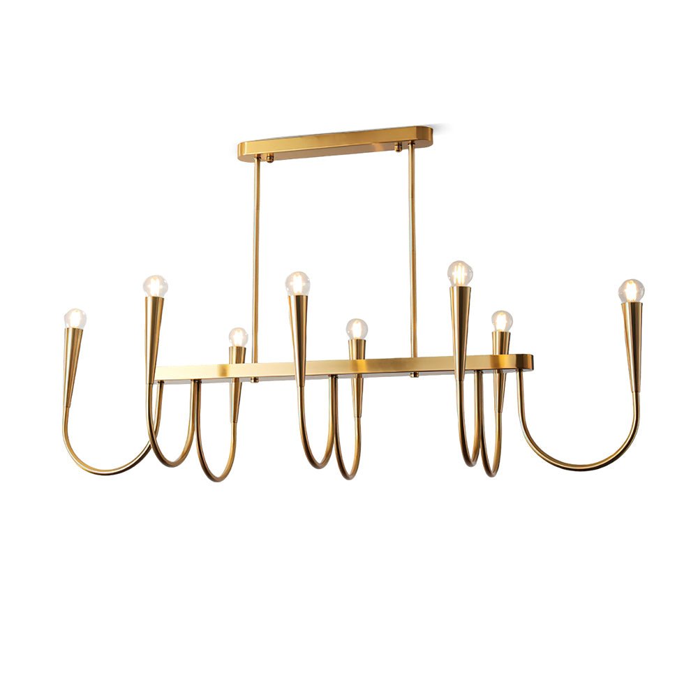 Oriiora lampadario Oro Symphony Curved elegante