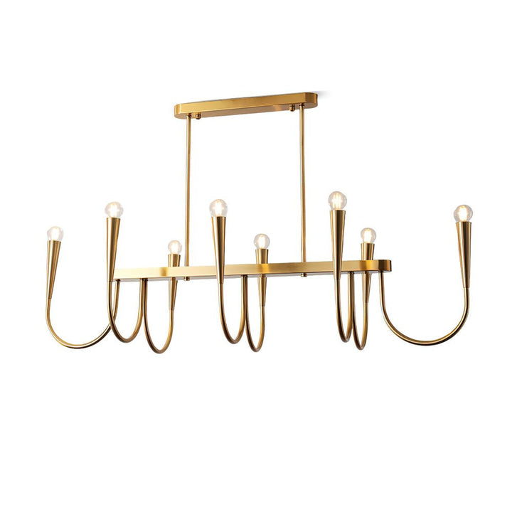Oriiora lampadario Oro Symphony Curved elegante