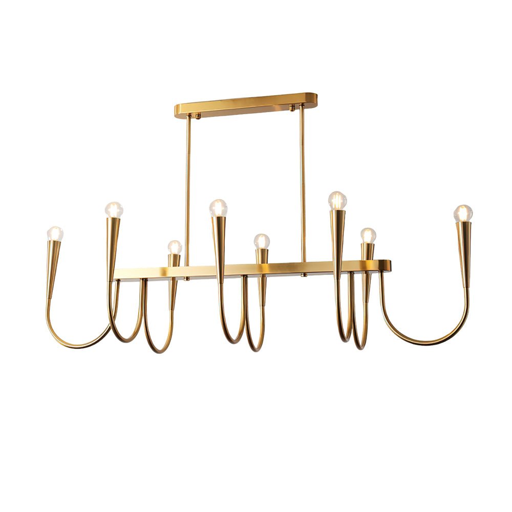 Oriiora lampadario Oro Symphony Curved elegante