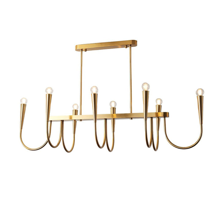 Oriiora lampadario Oro Symphony Curved elegante