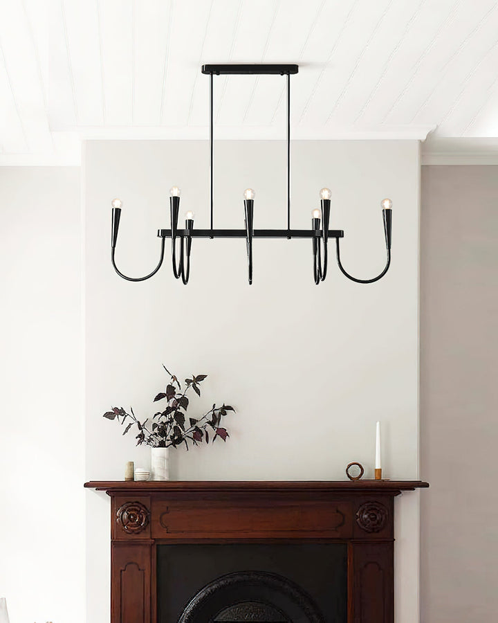 Oriiora lampadario Oro Symphony Curved elegante