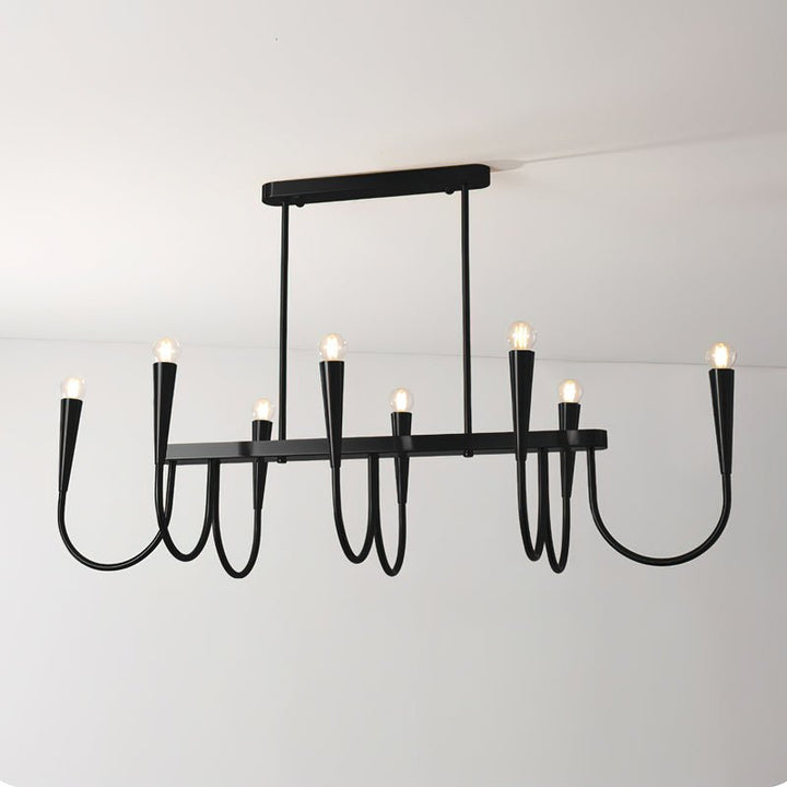 Oriiora lampadario Oro Symphony Curved elegante