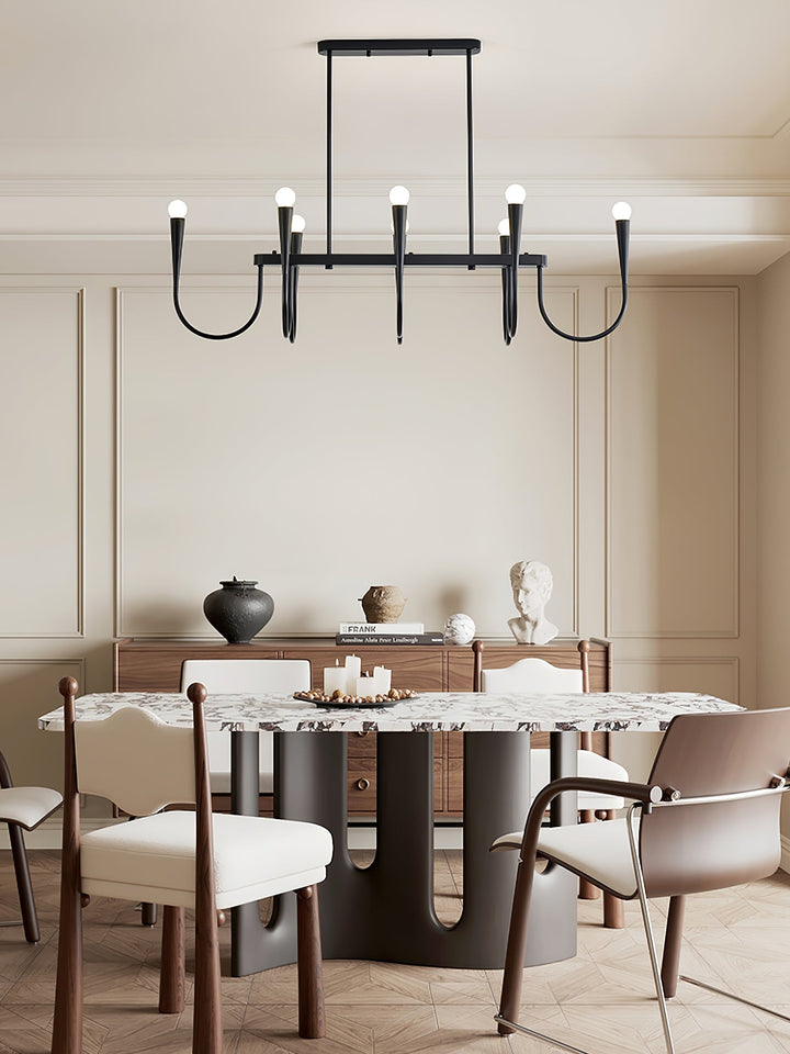 Oriiora lampadario Oro Symphony Curved elegante