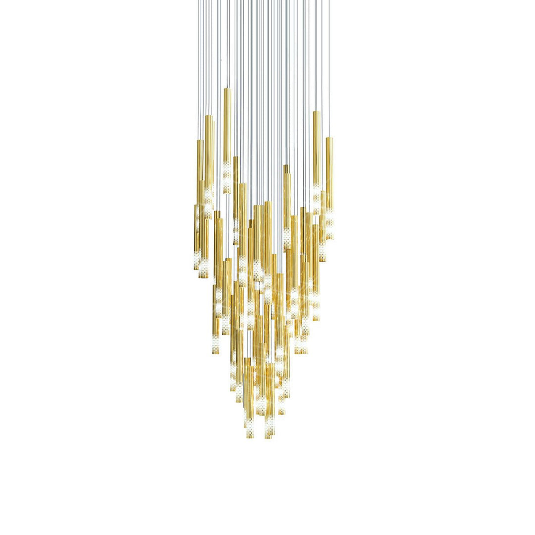 Ovynira lampadario con asta d&