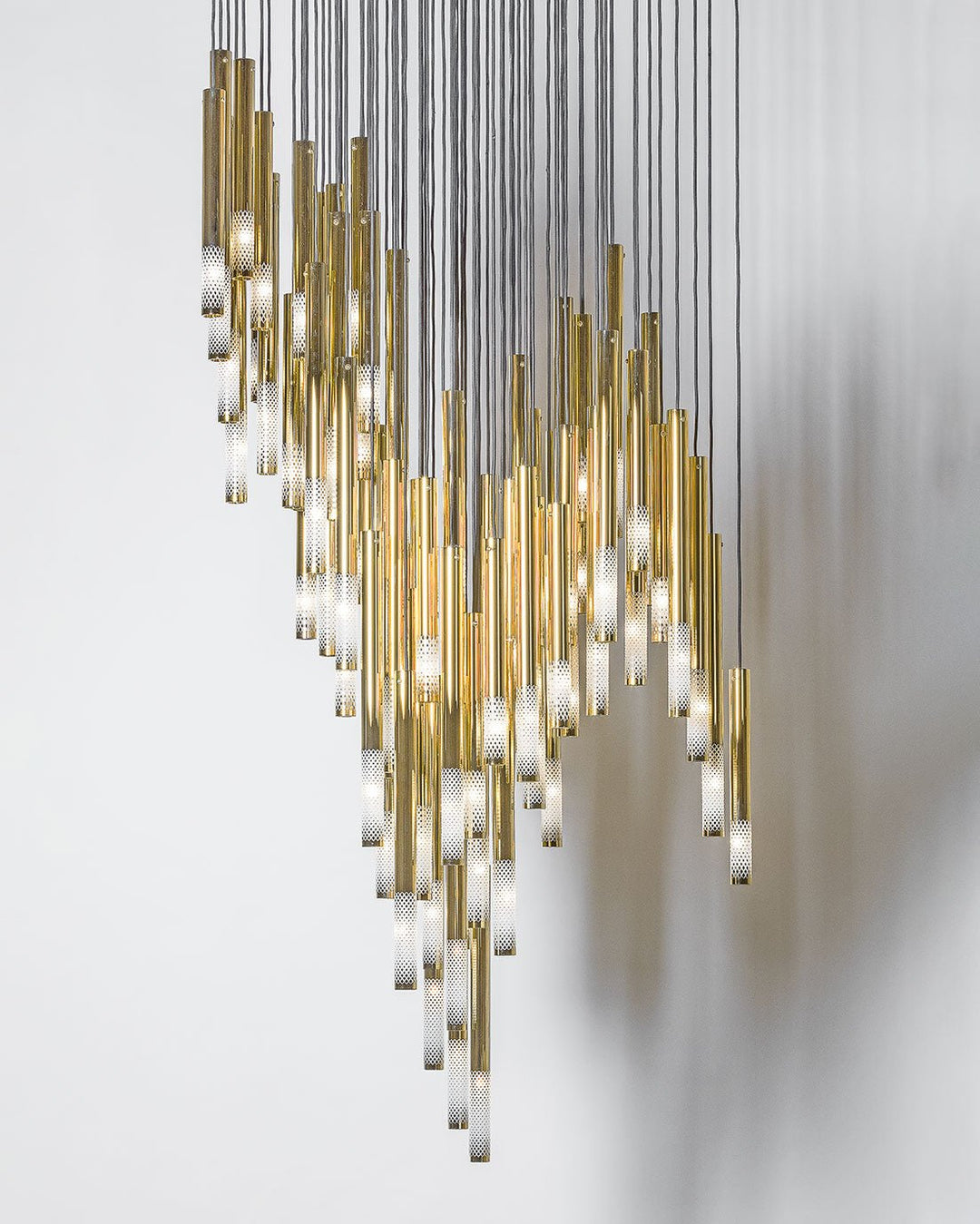 Ovynira lampadario con asta d&