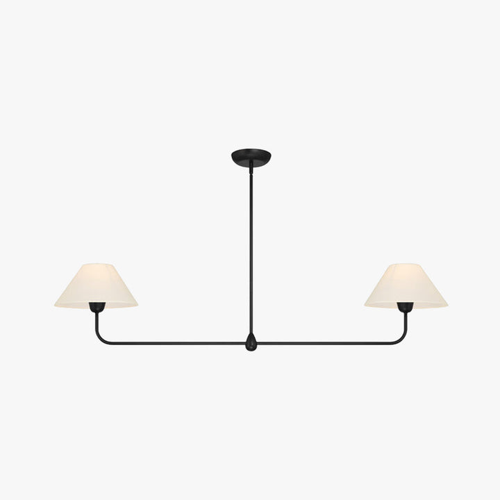Silva Lampadario Moderno a LED in Metallo Nero Soggiorno Camera da letto