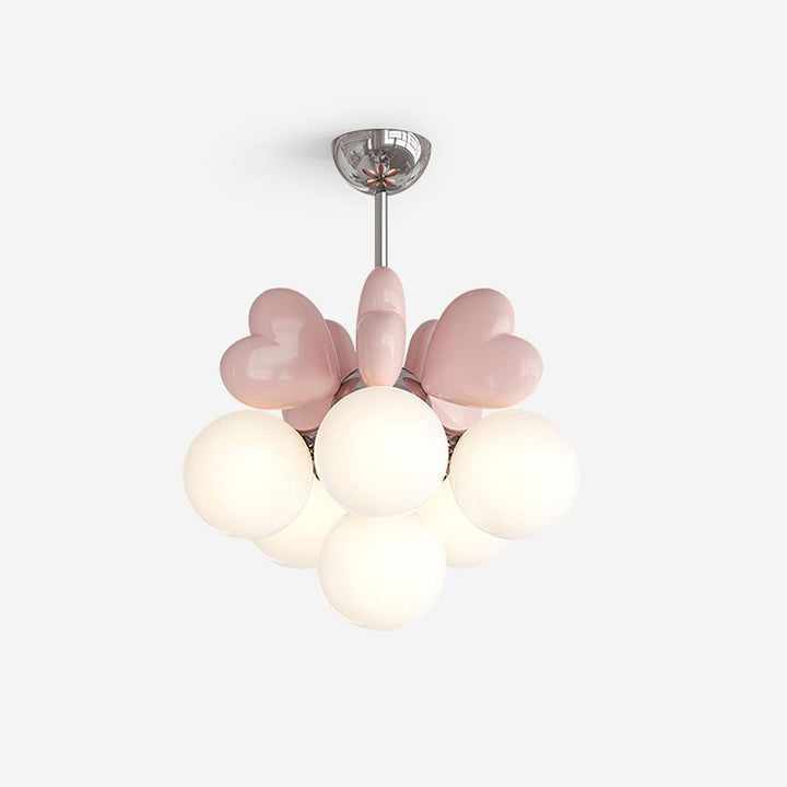 Lampadario Heart Accents globo Shades Playful moderno Kids Room per camera da letto