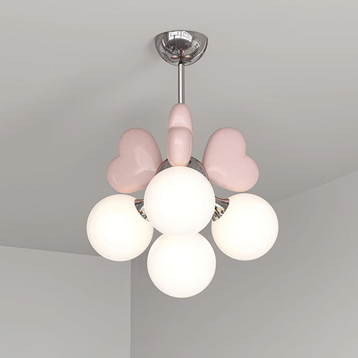 Lampadario Heart Accents globo Shades Playful moderno Kids Room per camera da letto