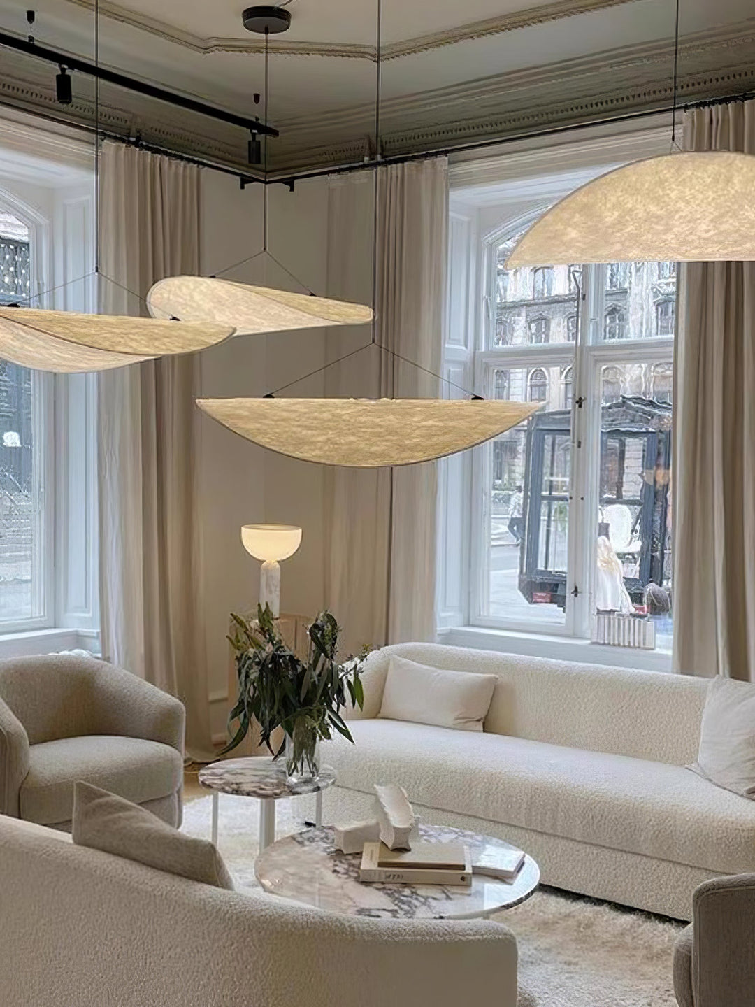 Tense Tyvek Pendant Lamp - Blowlighting