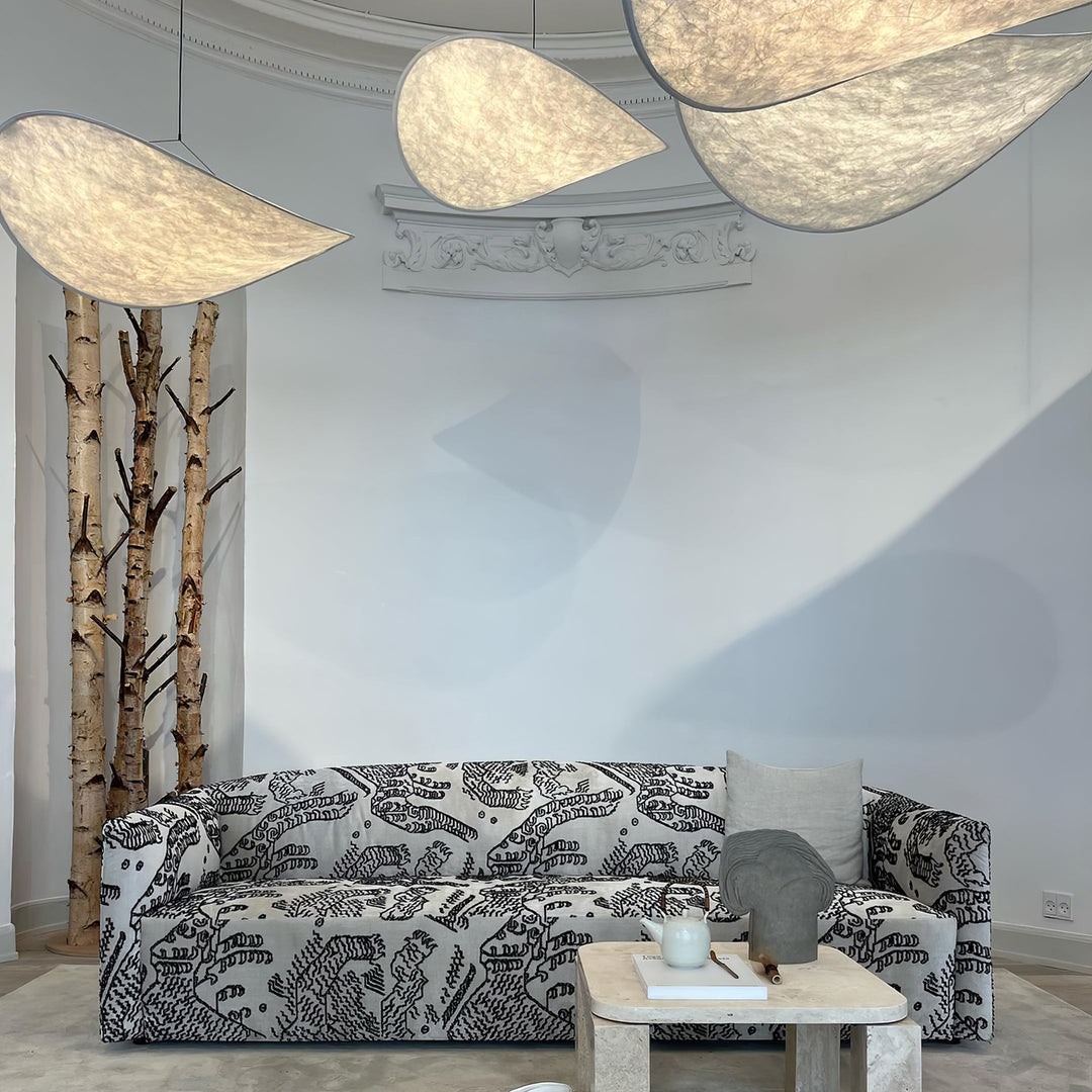 Tense Tyvek Pendant Lamp - Blowlighting