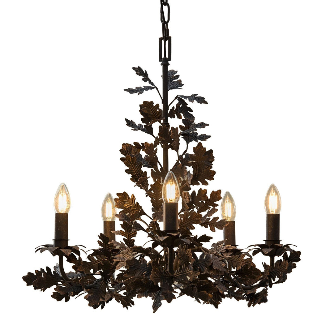 Syleeon Thicket Oak Leaf lampadario in legno