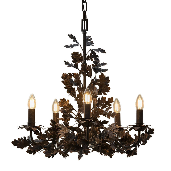 Syleeon Thicket Oak Leaf lampadario in legno