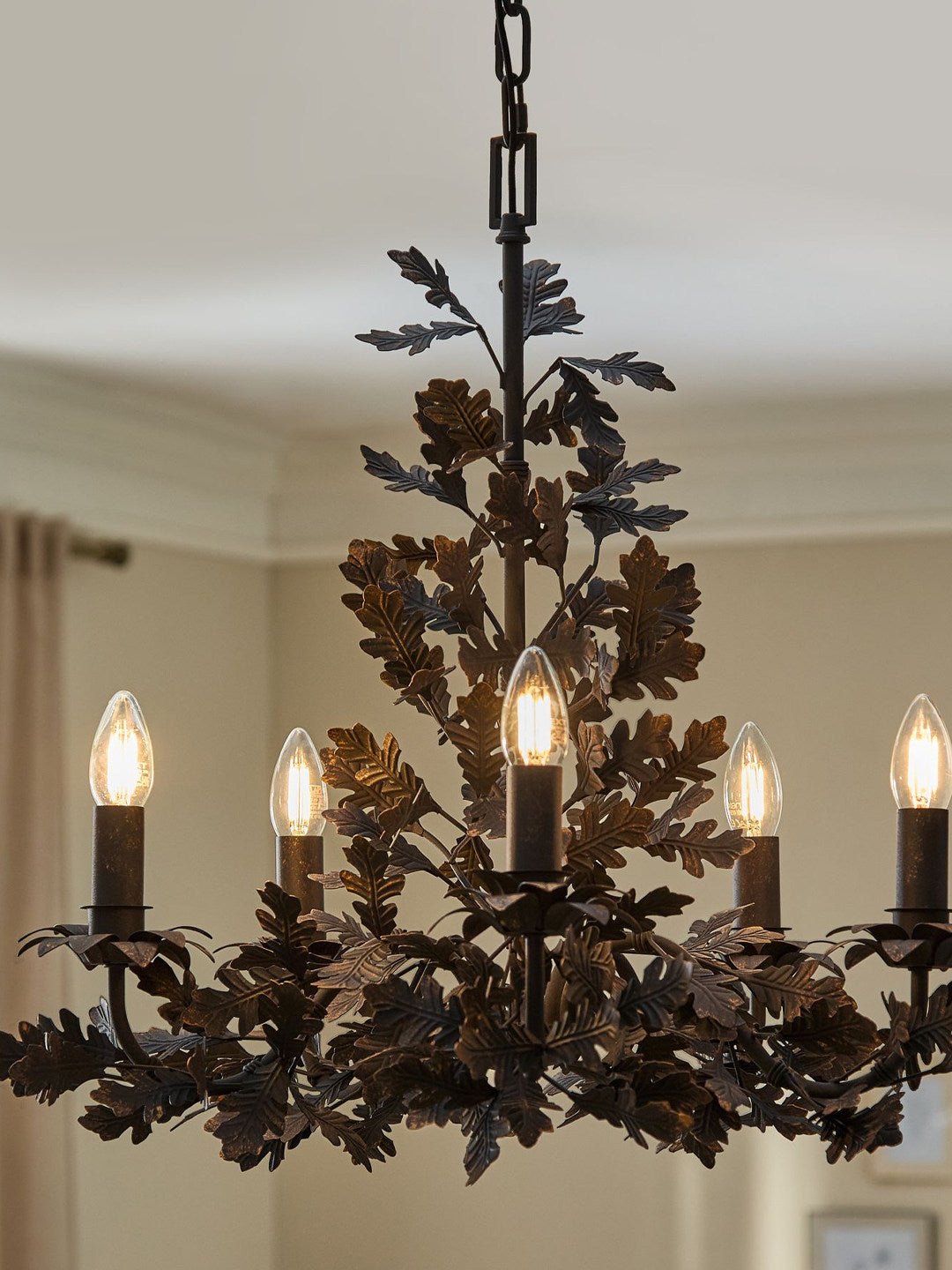 Syleeon Thicket Oak Leaf lampadario in legno