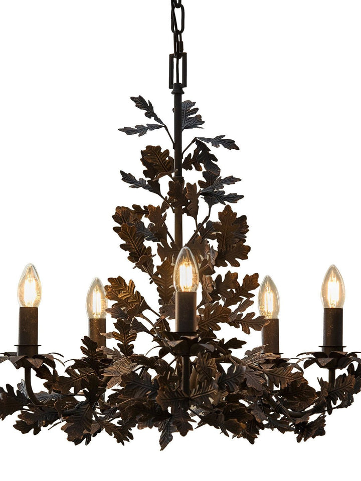 Syleeon Thicket Oak Leaf lampadario in legno