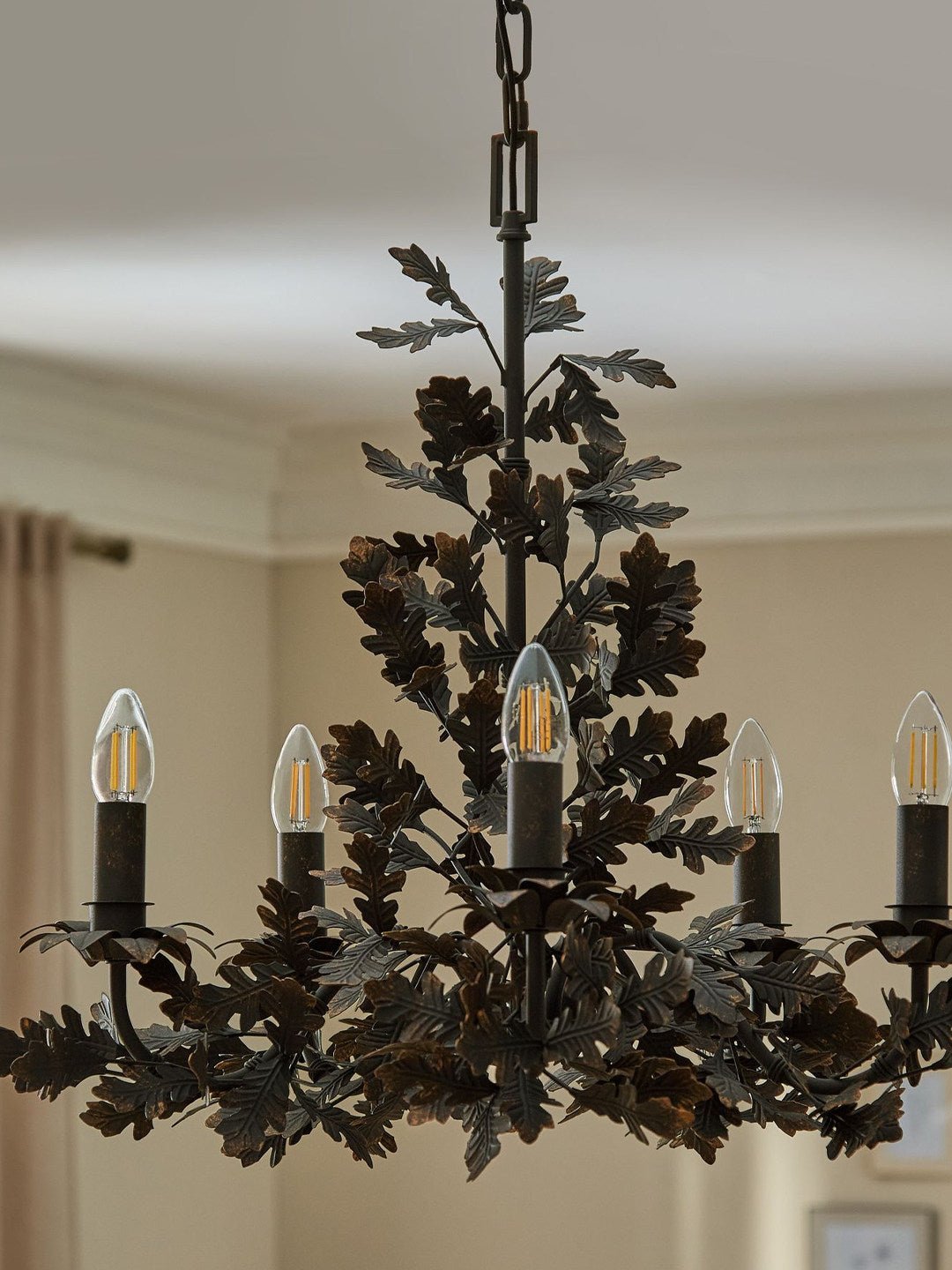 Syleeon Thicket Oak Leaf lampadario in legno