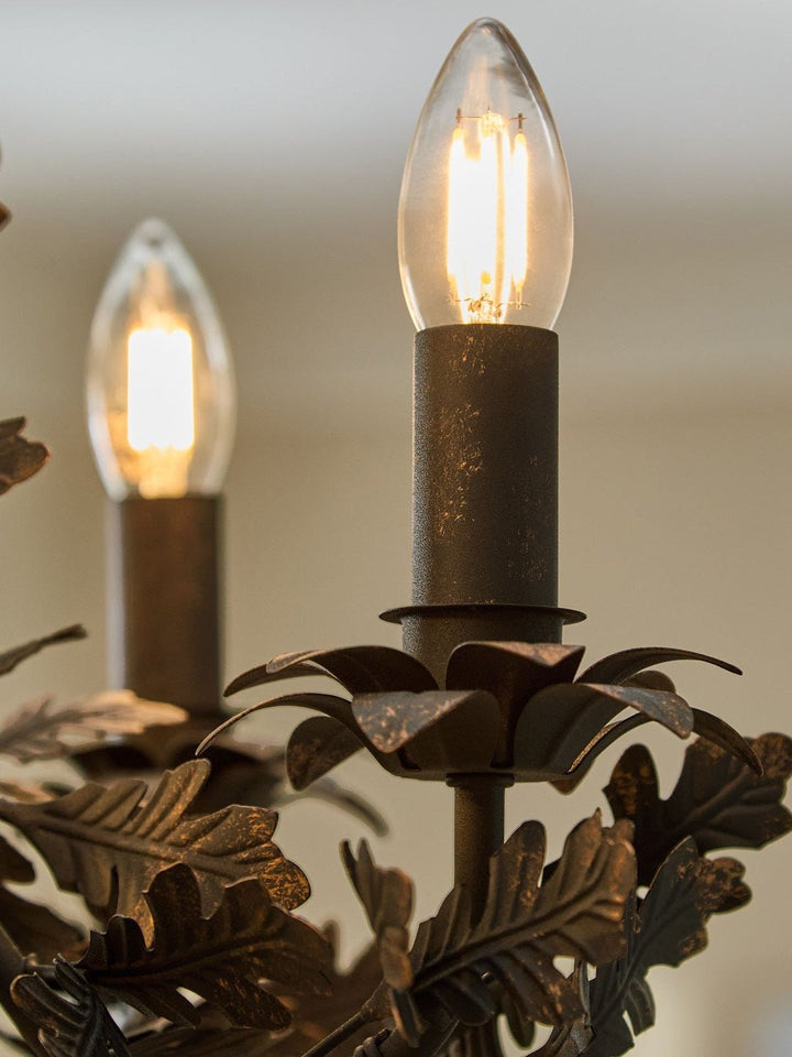 Syleeon Thicket Oak Leaf lampadario in legno
