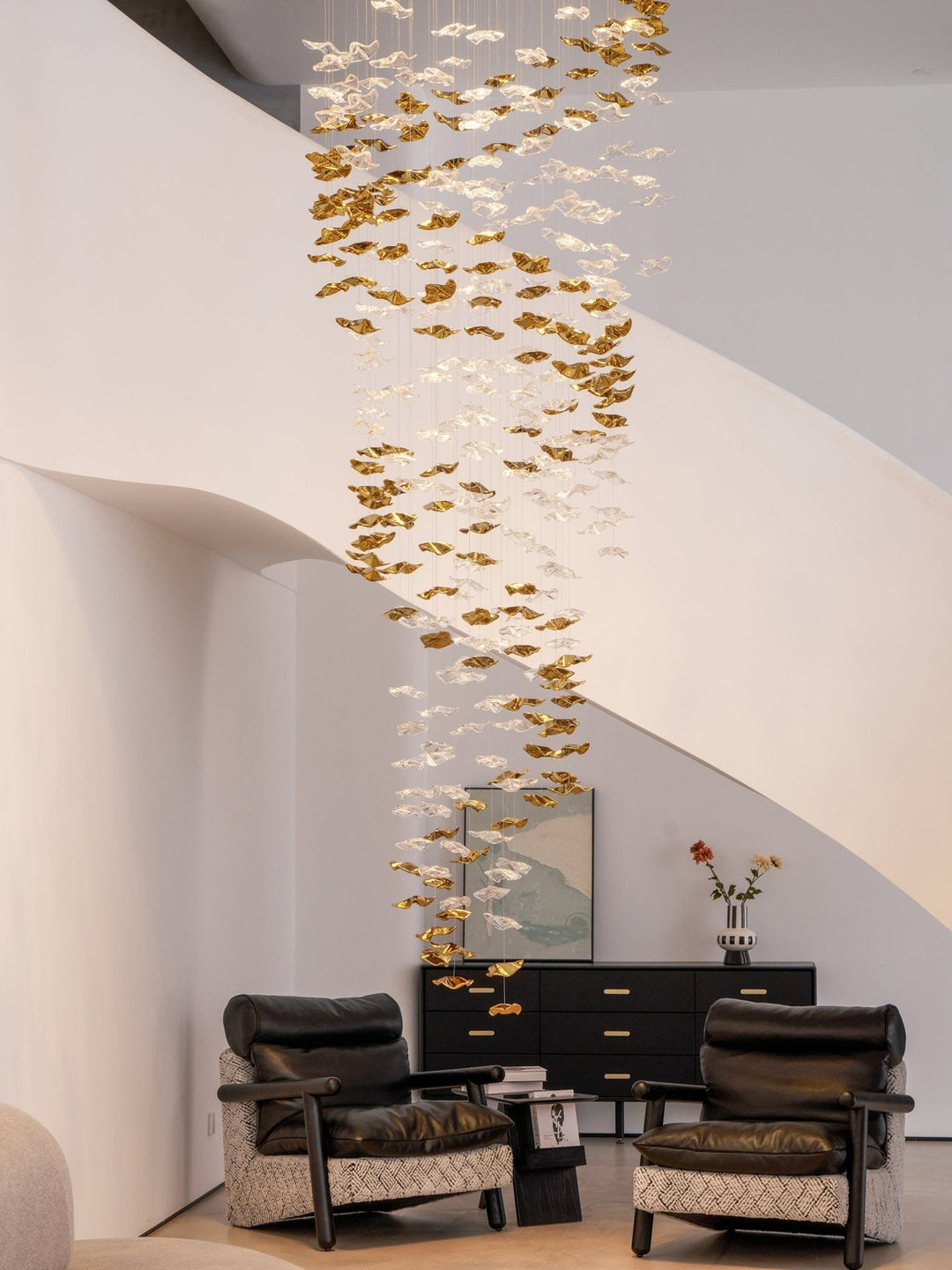 Nephele Crystal Leaf lampadario