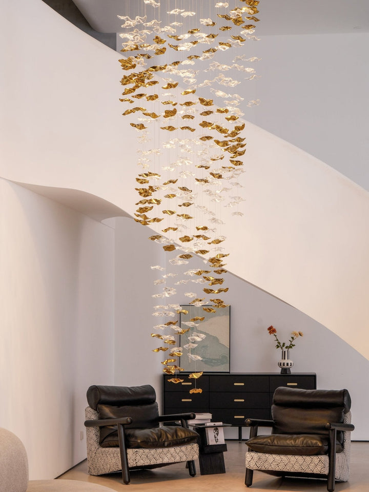 Nephele Crystal Leaf lampadario