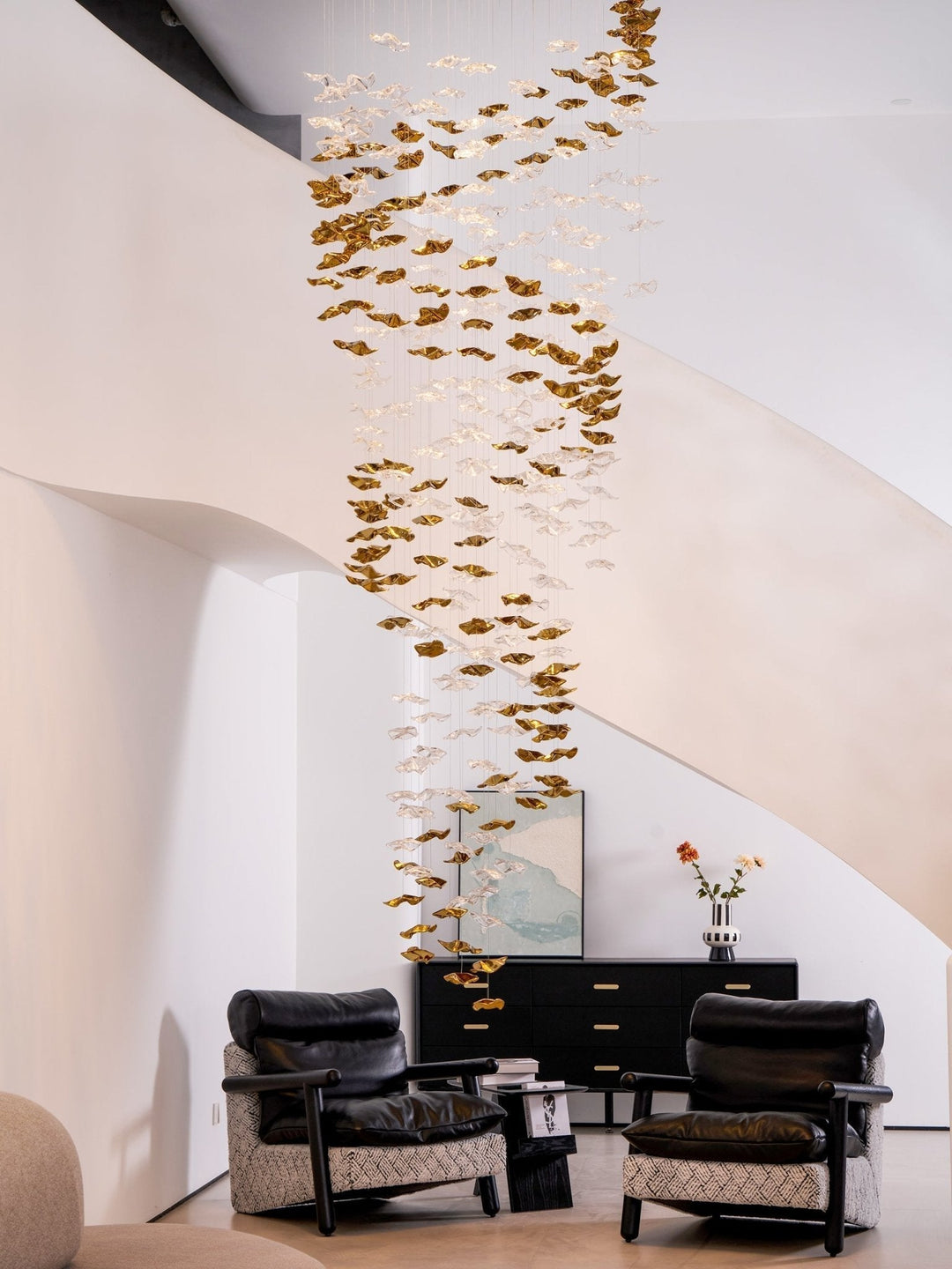 Nephele Crystal Leaf lampadario