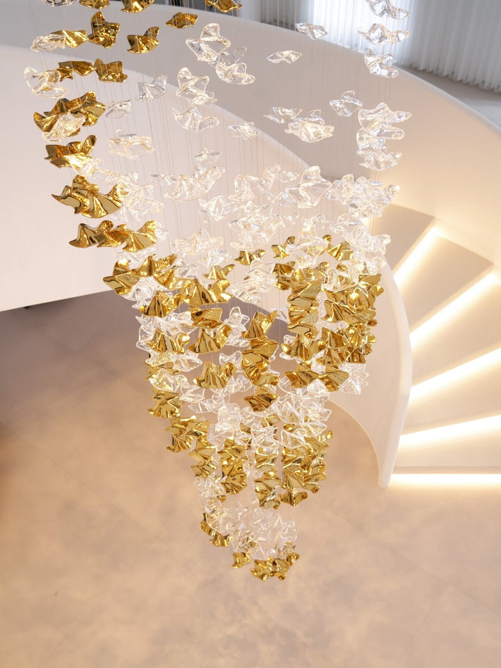 Nephele Crystal Leaf lampadario