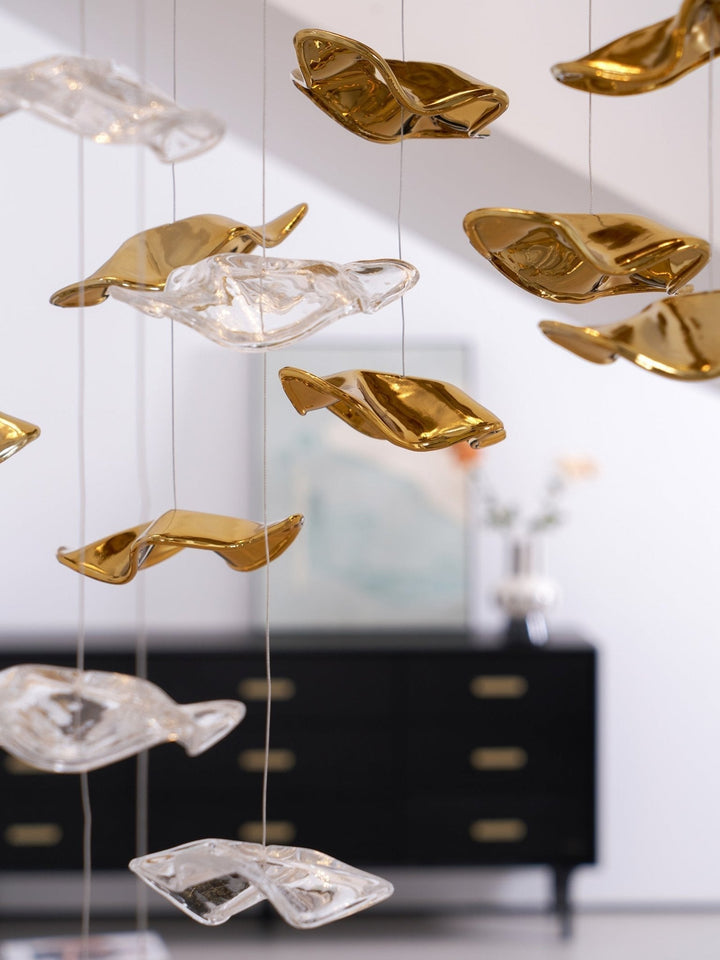 Nephele Crystal Leaf lampadario