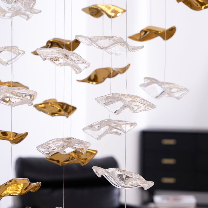Nephele Crystal Leaf lampadario