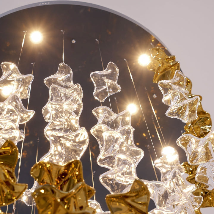 Nephele Crystal Leaf lampadario
