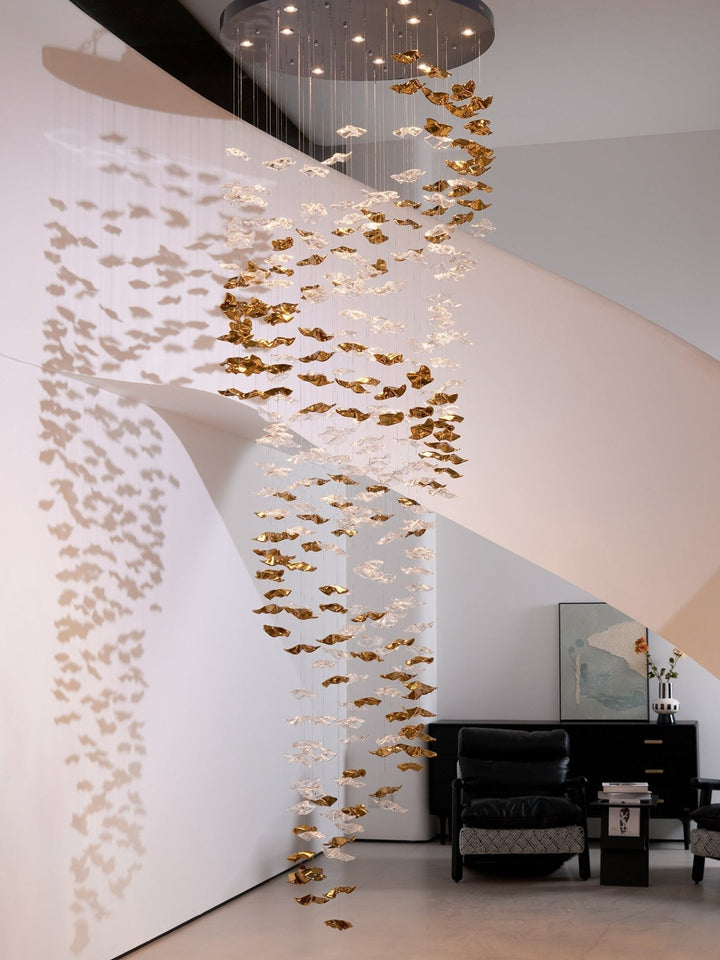 Nephele Crystal Leaf lampadario