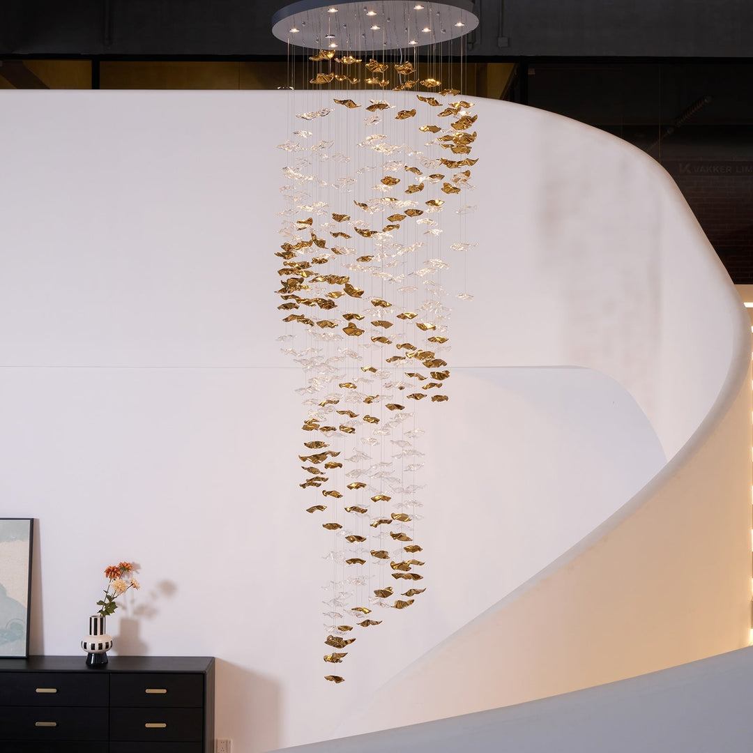 Nephele Crystal Leaf lampadario