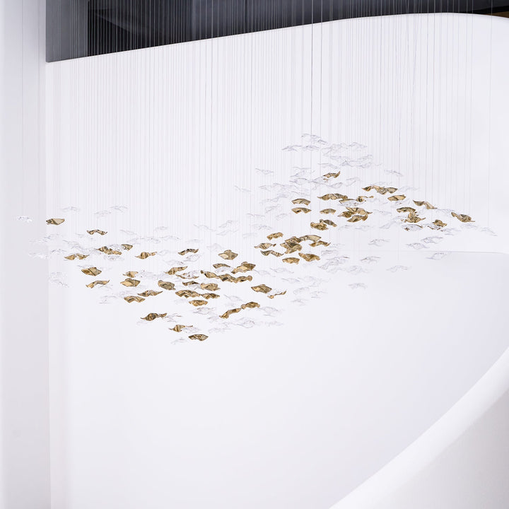 Nephele Crystal Leaf lampadario