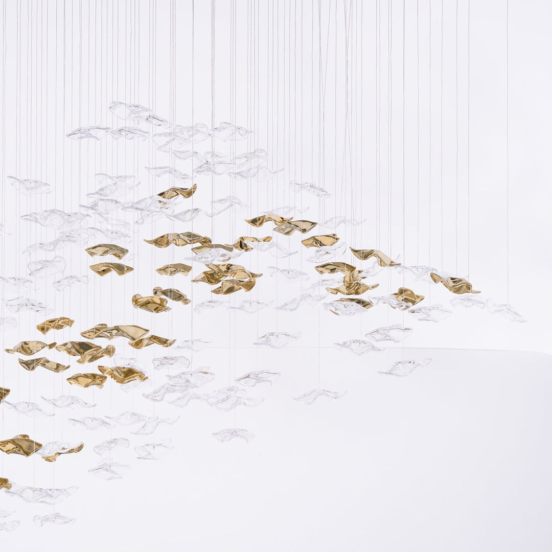 Nephele Crystal Leaf lampadario