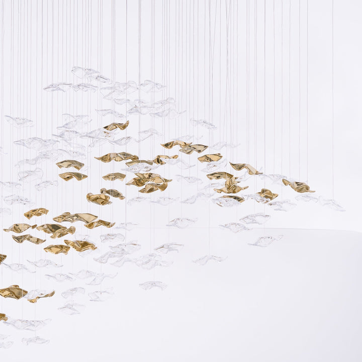 Nephele Crystal Leaf lampadario