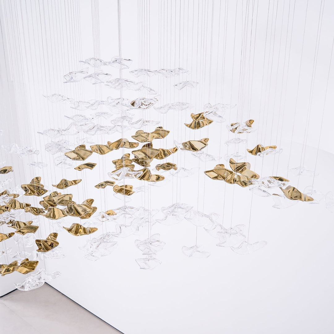 Nephele Crystal Leaf lampadario
