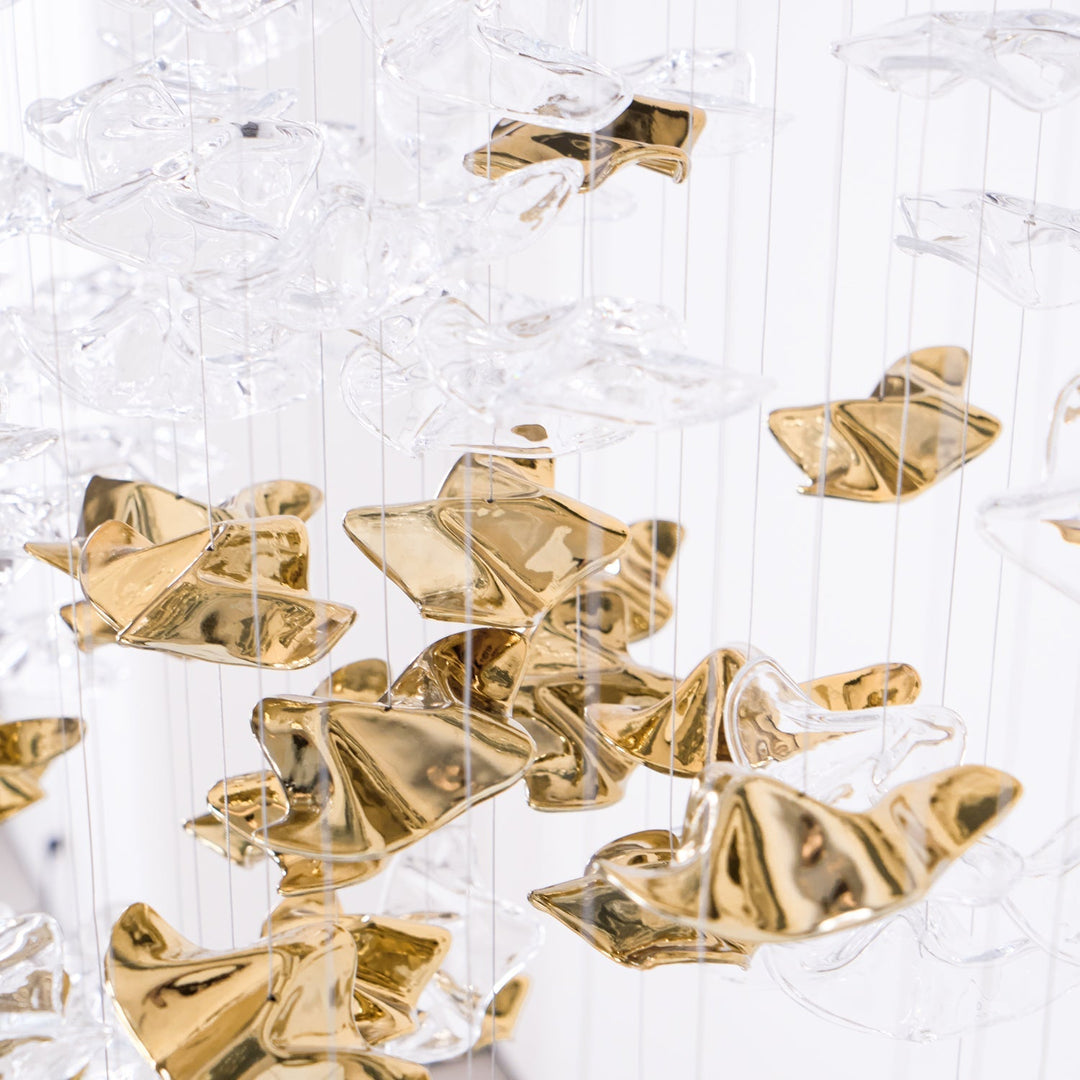 Nephele Crystal Leaf lampadario