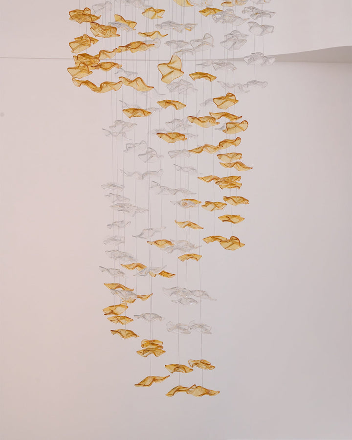 Nephele Crystal Leaf lampadario