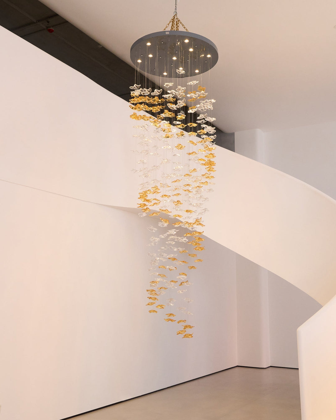 Nephele Crystal Leaf lampadario